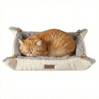 Self-Warming Heated Cat Bed Mat – Coffee Brown