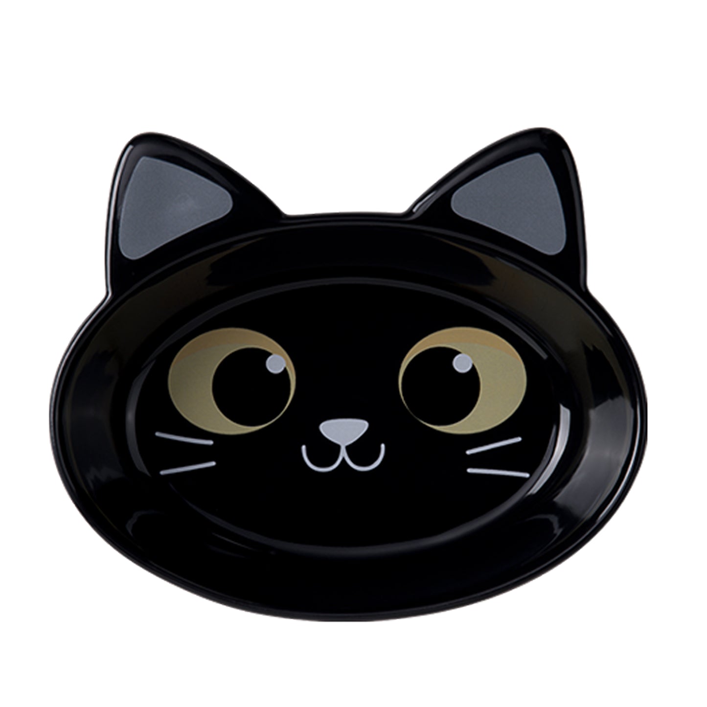 Ceramic Cat Bowl – Black Cat, Small