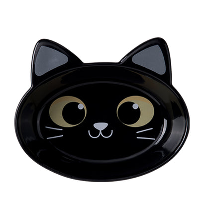 Ceramic Cat Bowl – Black Cat, Small