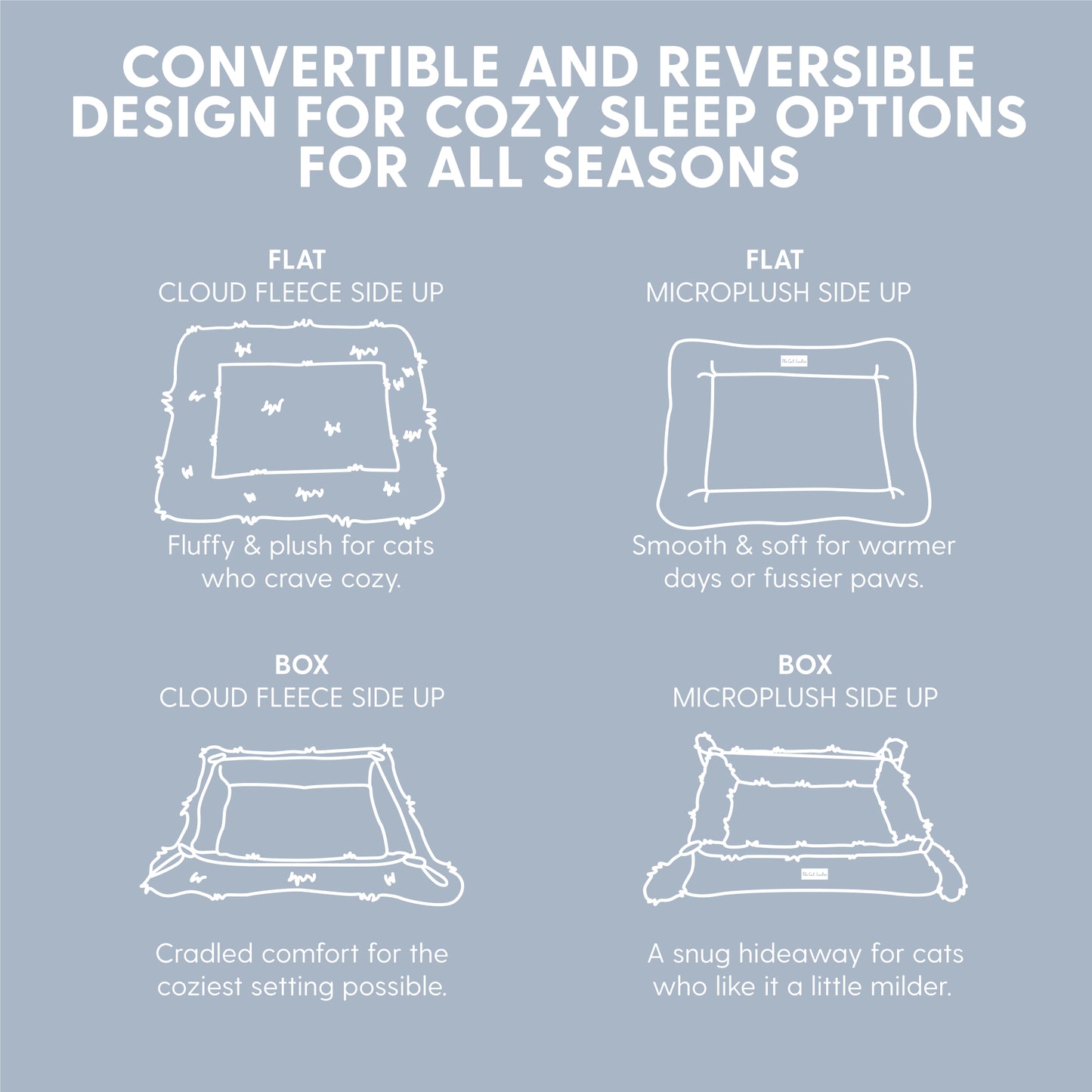 Self-Warming Heated Cat Bed Mat – Coffee Brown