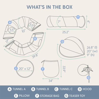 Cat Tunnel for Indoor Cats