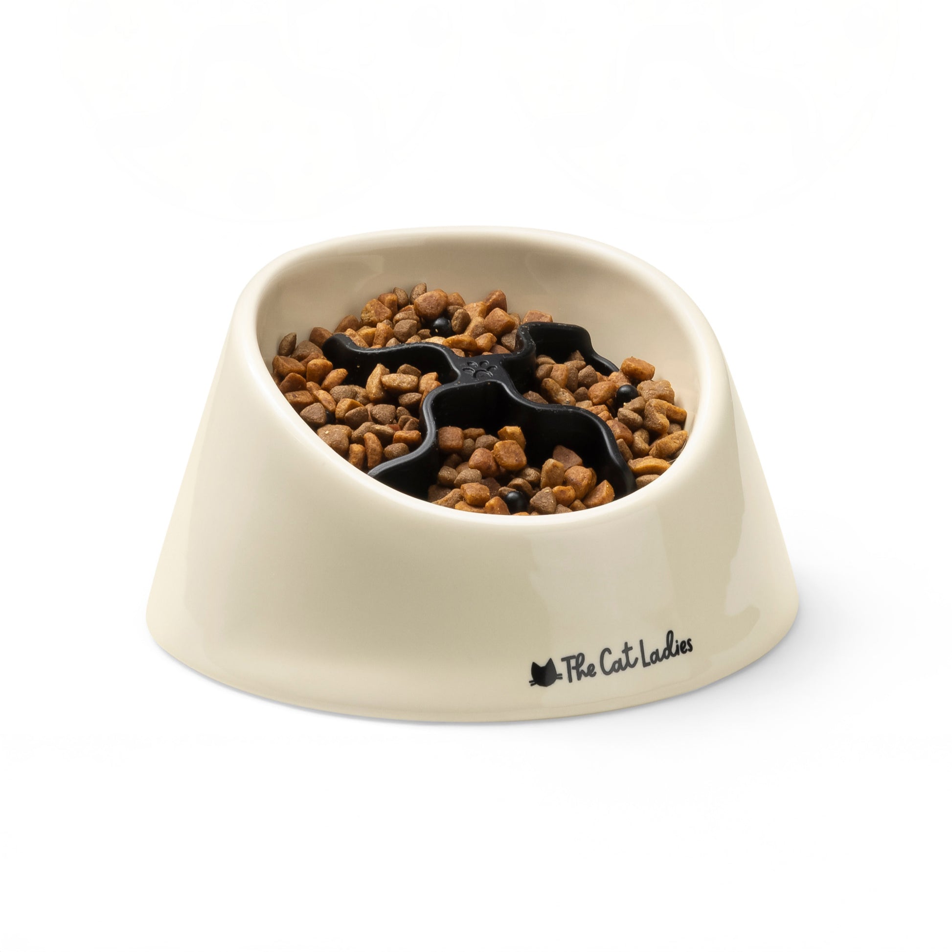 Feeding Bowls Bowl To Make Cat Eat Slower Slow Feeder – The Cat Ladies