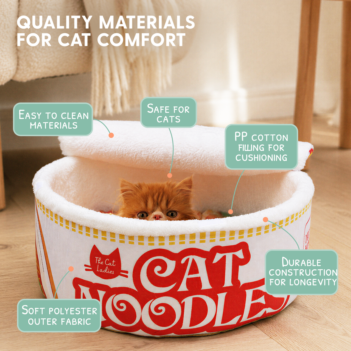 Ramen Cat Bed