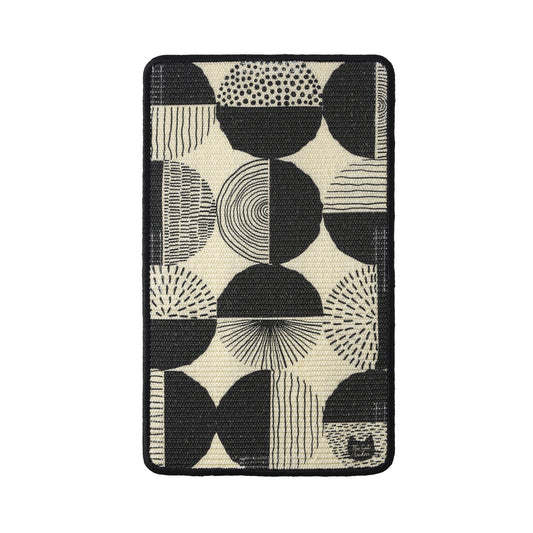 Wall Scratcher Pads - Black and White Circles