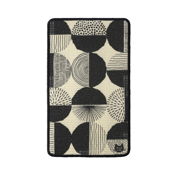 Wall Scratcher Pads - Black and White Circles