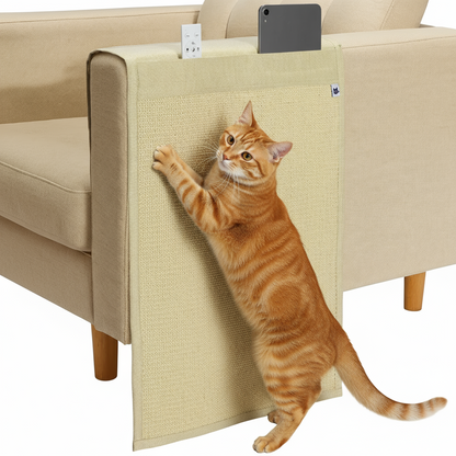Cat Scratch Furniture Protector with Pockets
