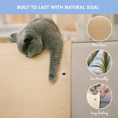Cat Scratch Furniture Protector with Pockets