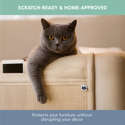 Cat Scratch Furniture Protector with Pockets