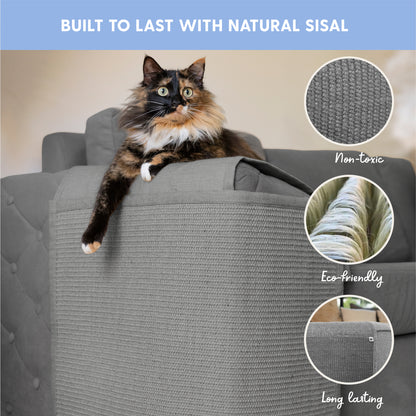 2-in-1 Adjustable Cat Scratch Furniture Protector